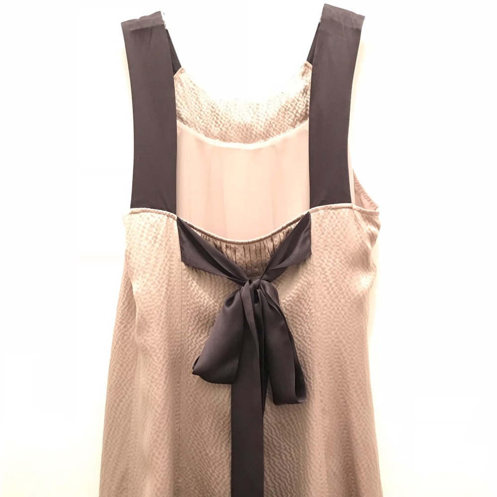 SALE 💙Ted Baker Silk Cocktail Dress silver - Picture 3 of 7